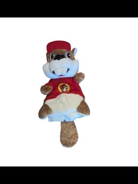 Buc-ees Hand Puppet Bucky Beaver Jaag Plush Stuffed Animal Toy